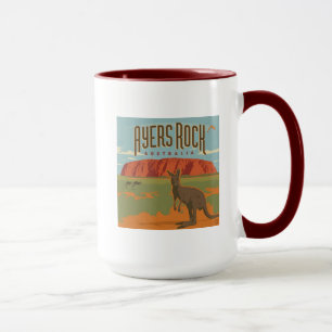 Mug Australie Ayers Rock Kangaroos