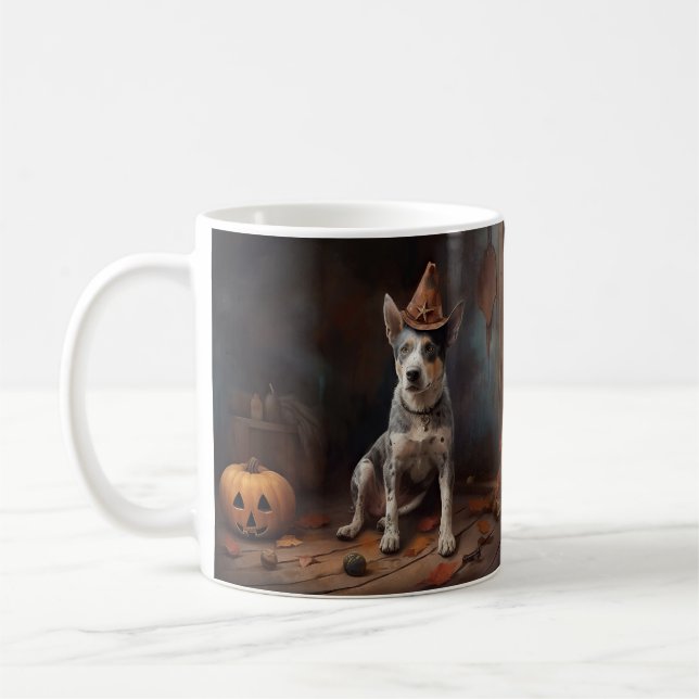 Mug Australie Citrouilles de bétail Halloween effroi (Gauche)