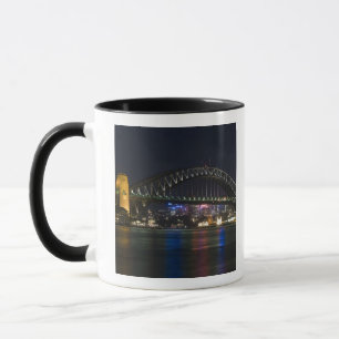 Mug Australie, Sydney. Le port de Sydney la nuit.