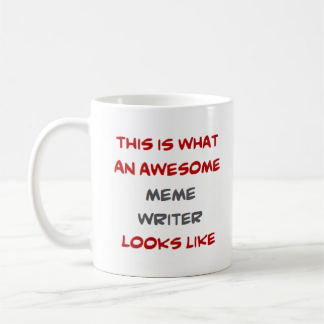 Mug auteur de mèmes, génial (Gauche)