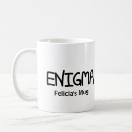 Mug Authentic Hand-lettered Cool Word Enigma