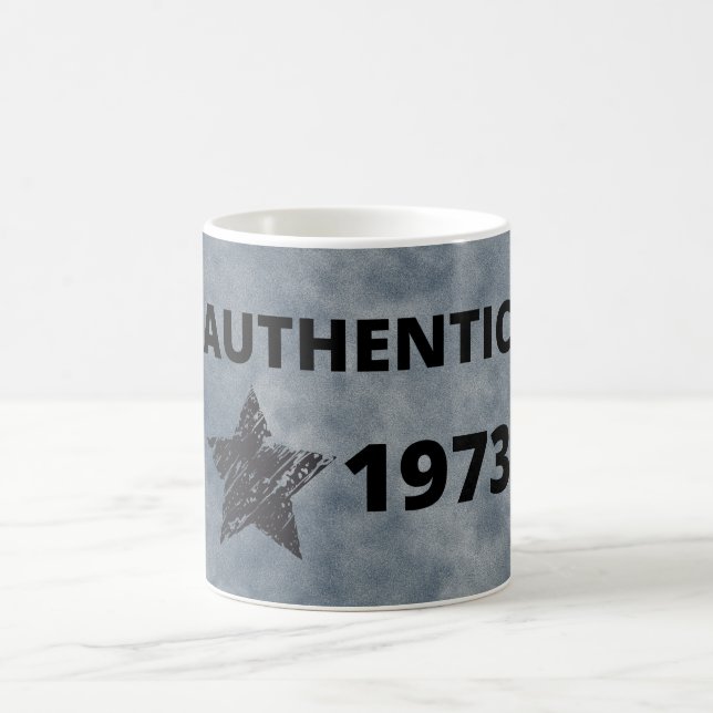 Mug Authentique anniversaire Vintage de 1973 avec Grun (Centre)