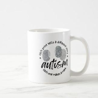 Mug Autisme D'Empreinte Chaque Impression Raconte Une