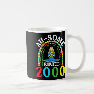 Mug Autisme Incroyable Ausome Depuis 2000 Joyeux 26e A