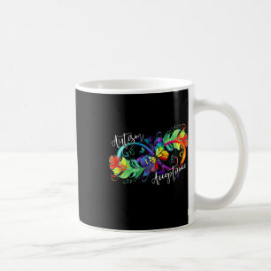 Mug Autisme Rouge Plutôt Infinité Symbole Autiste Acce