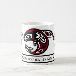 Mug Autochtone Américain Personnalisé Orca Killer Whal