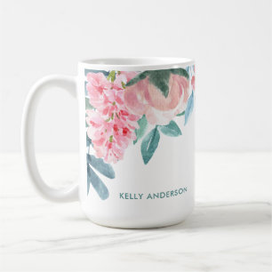 Mug Autocollant à motif floral botanique de feuillage