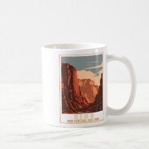 Mug Autocollant du parc national de Zion