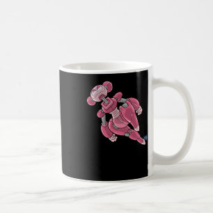 Mug Autocollant Fille Anime Robot Rose
