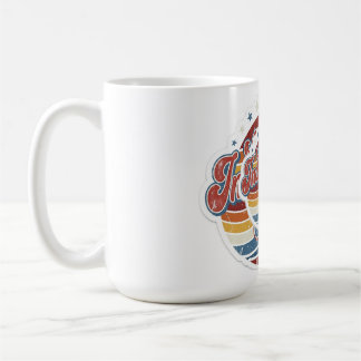 Mug Autocollant Vintage Retro Jour de l'Indépendance -
