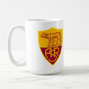Mug Autocollant vinyle AS Roma Shield – Football marro