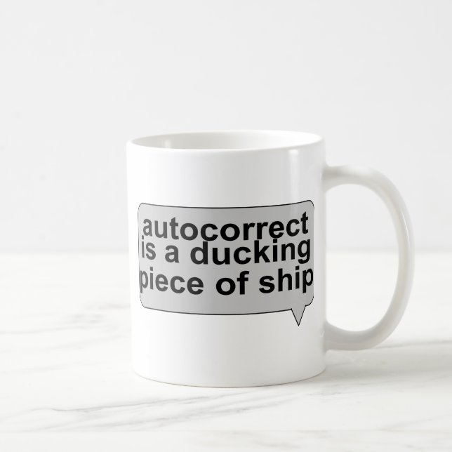 Mug Autocorrect stupide (Droite)