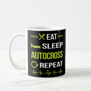 Mug Autocross Manger Sleep Répéter Autocross Hommes Fe