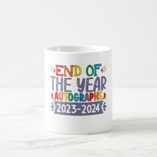 Mug Autographes de fin d'année 2024 Dernier jour d'éco