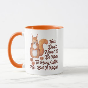 Mug Automne Aquarelle L'Écureuil Ne Doit Pas Être Nuqu