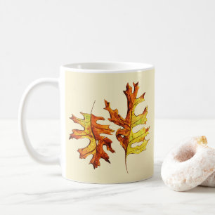 Mug Automne Feuilles Belle Aquarelle Art