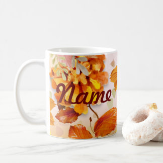 Mug Automne Feuilles d'automne Personnalisé Café Mug, 