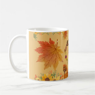 Mug Automne Floral Thanksgiving Dîner