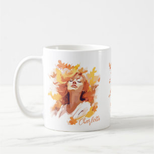 Mug Automne Juste Une Fille Qui Aime L'Aquarelle Autom
