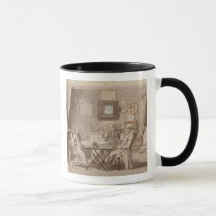 Mug Autoportrait avec deux jeunes hommes (stylo et