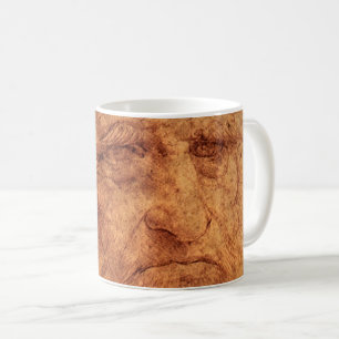Mug Autoportrait de Léonard de Vinci, Art de la Renais