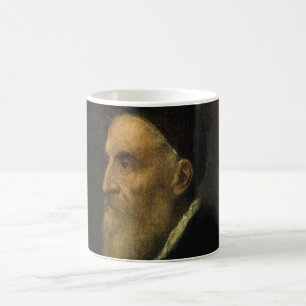 Mug Autoportrait de Titien, Art Renaissance Vintage