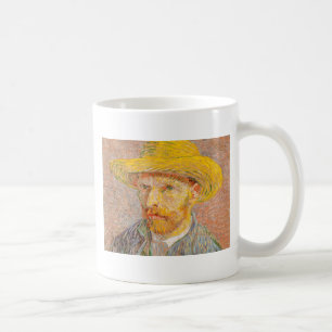 Mug Autoportrait de Vincent Van Gogh avec chapeau de p