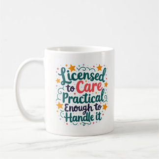 Mug Autorisé à prendre soin Assez pratique pour gérer 