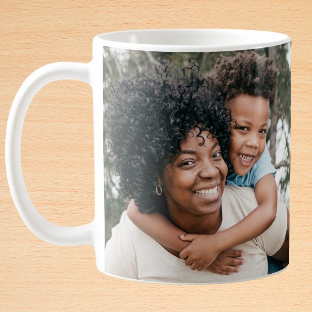 Mug Autour De La Photo De Famille Personnalisée (Créateur téléchargé)