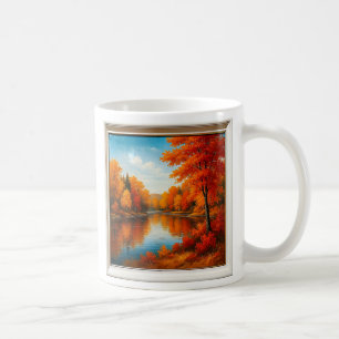 Mug Autumn Forest Reflections