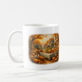 Mug Autumn Harvest Gathering Farmhouse Thanksgiving