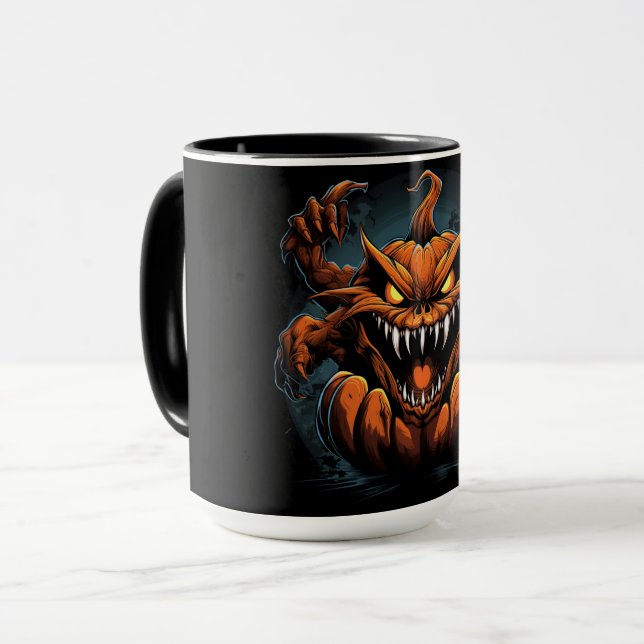 Mug Autumn Magic in a Pumpkin Cup Tasse (Vorderseite Links)