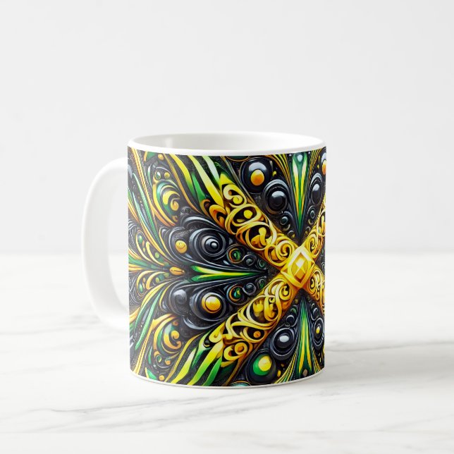 Mug aux couleurs jamaïcaines (Devant gauche)