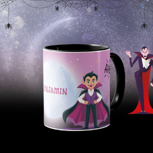 Mug Avant Après Chauve-Souris En Vampire Halloween