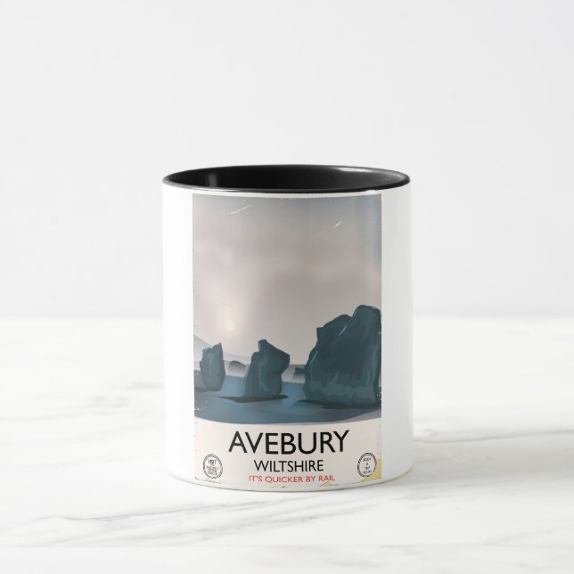 Mug Avebury, Wiltshire Stone encerclent le voyage vint (Centre)
