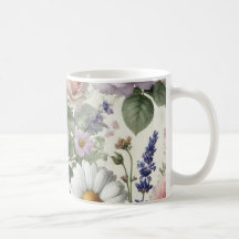 Mug avec aquarelle motif floral 3/6