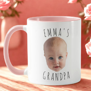 Mug avec bébé visage personnalisé visage bébé mama