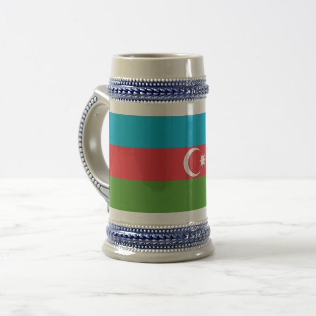 Mug avec drapeau d'Azerbaïdjan (Devant gauche)