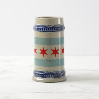 Mug avec Drapeau de Chicago, Illinois State -USA