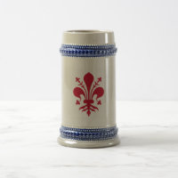 Mug avec Drapeau de Florence, Italie