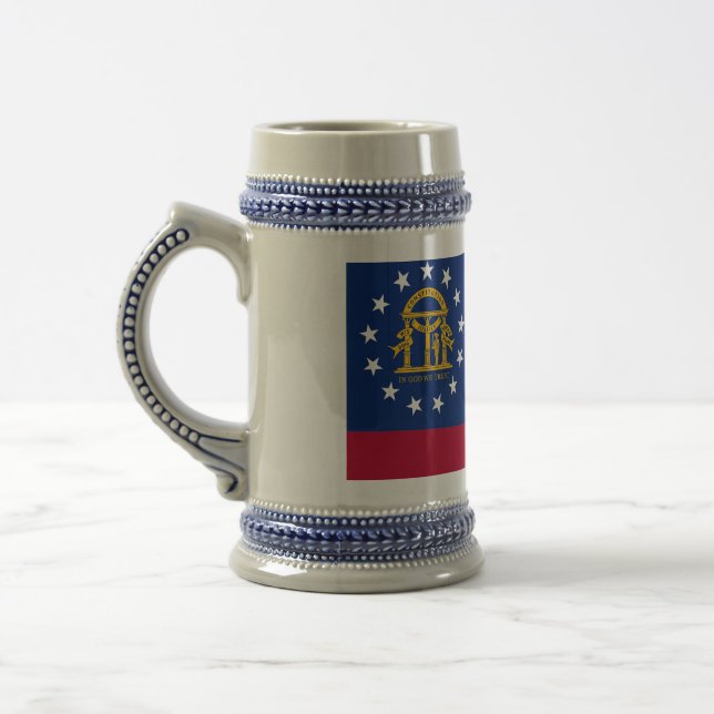 Mug avec Drapeau de Géorgie Etat -USA (Gauche)