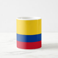 Mug avec drapeau de la Colombie
