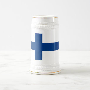 Mug avec drapeau de la Finlande