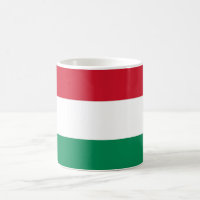 Mug avec drapeau de la Hongrie