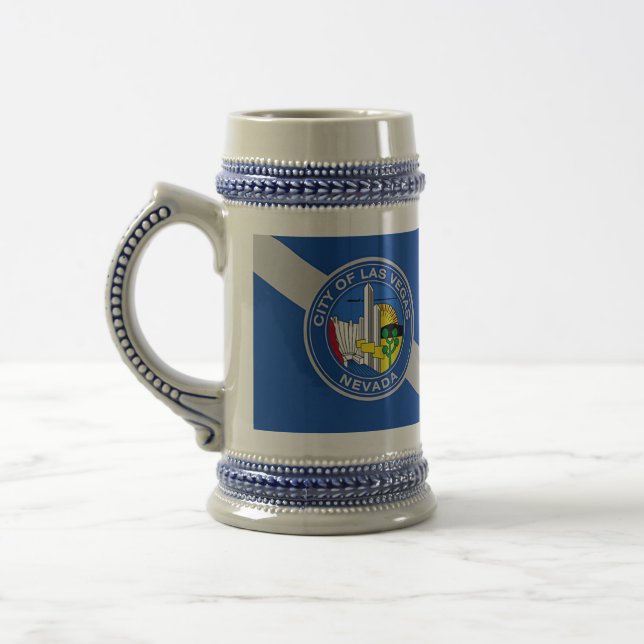 Mug avec Drapeau de Las Vegas City, USA (Gauche)