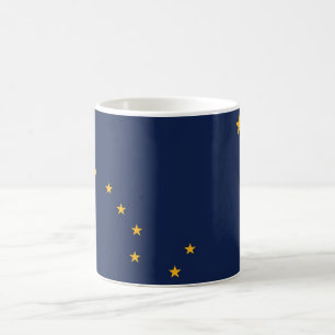 Mug avec drapeau de l'Etat de l'Alaska - USA