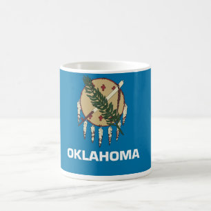 Mug avec drapeau de l'État de l'Oklahoma - États-U
