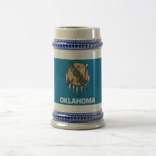 Mug avec drapeau de l'État de l'Oklahoma -USA
