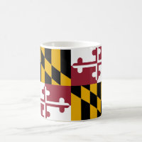 Mug avec drapeau de l'état du Maryland - USA