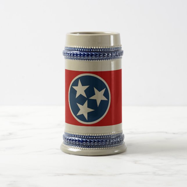 Mug avec drapeau de l'état du Tennessee -USA (Centre)